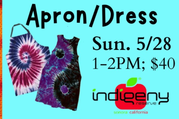 Apron/Dress Tie-Dye Party