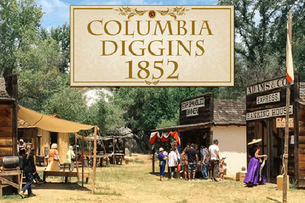 Columbia Diggins Tent Town 1852